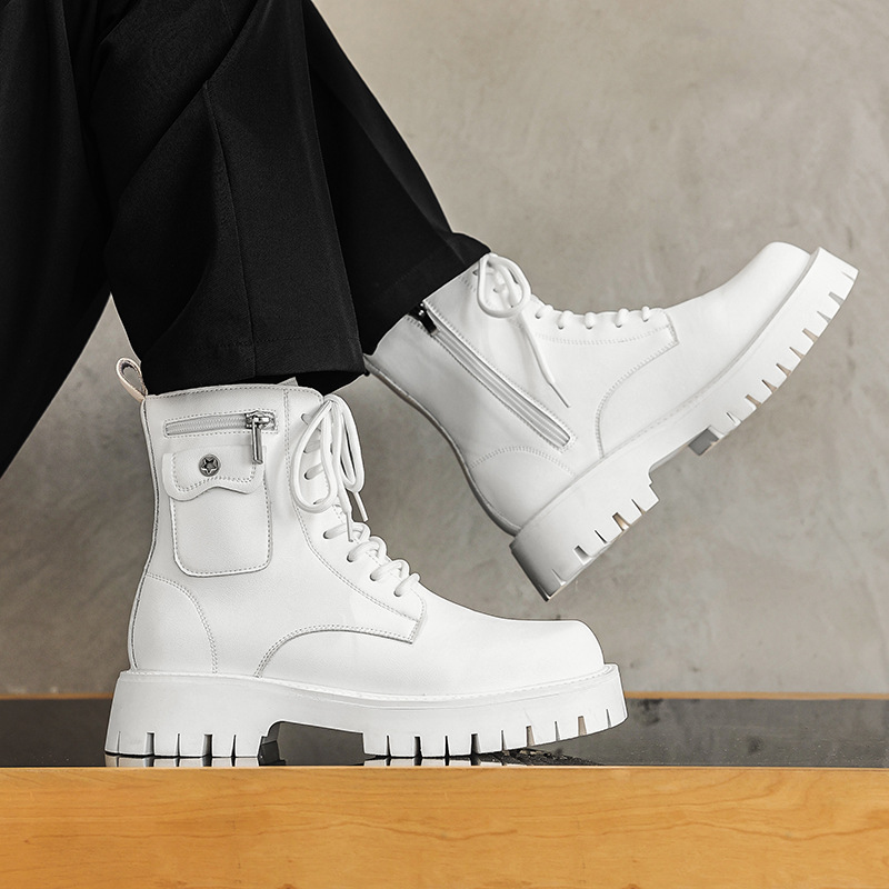 Men'S Shoes Low Top - 2025 트렌드 남성 부츠 스니커즈 야외