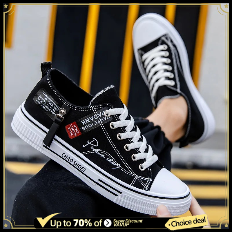 Men'S Shoes Low Top - 패션 남성 캔버스 신발 여름 통기성