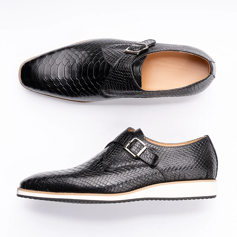 Monk Strap Shoe - 고품질 남성 캐주얼 신발 수제 정품