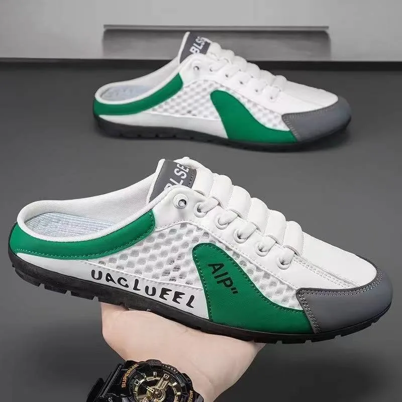 Men'S Shoes With Support - 남성 패션 소프트 솔 하프 슬리퍼