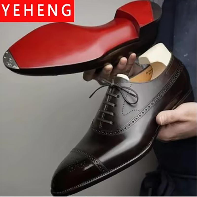 Monk Strap Shoe - 남성 정장 구두 레드 단독 패션