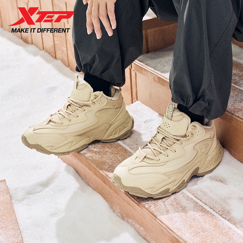 Men'S Xtep Shoes - 남성용 Xtep 면 신발 2025 겨울