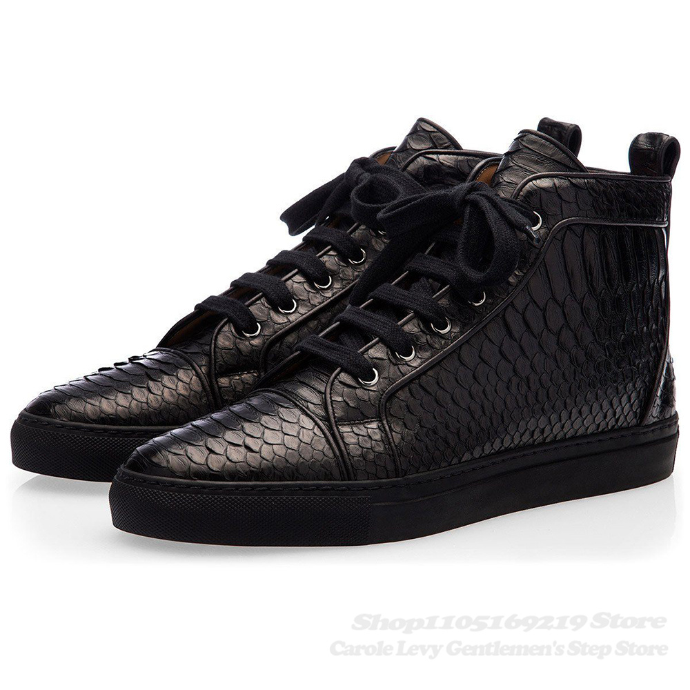 Men'S Shoes Low Top - 남성용 블랙 가죽 비즈니스 슈즈, 라운드