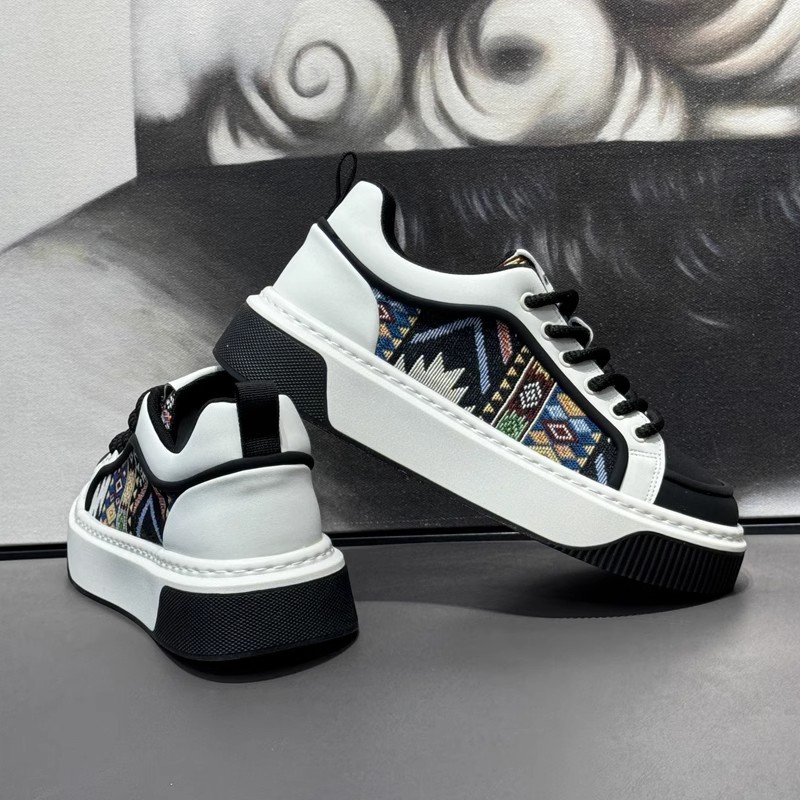 Men Shoes Regular Use - 미니멀한 한국 트렌드 남성용 가황 신발,
