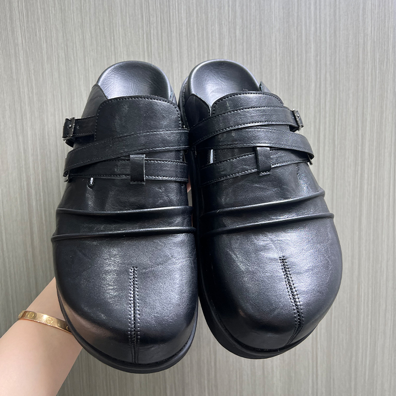 Men Shoes Classic - 남성 여름 클래식 레트로 접이식 두꺼운