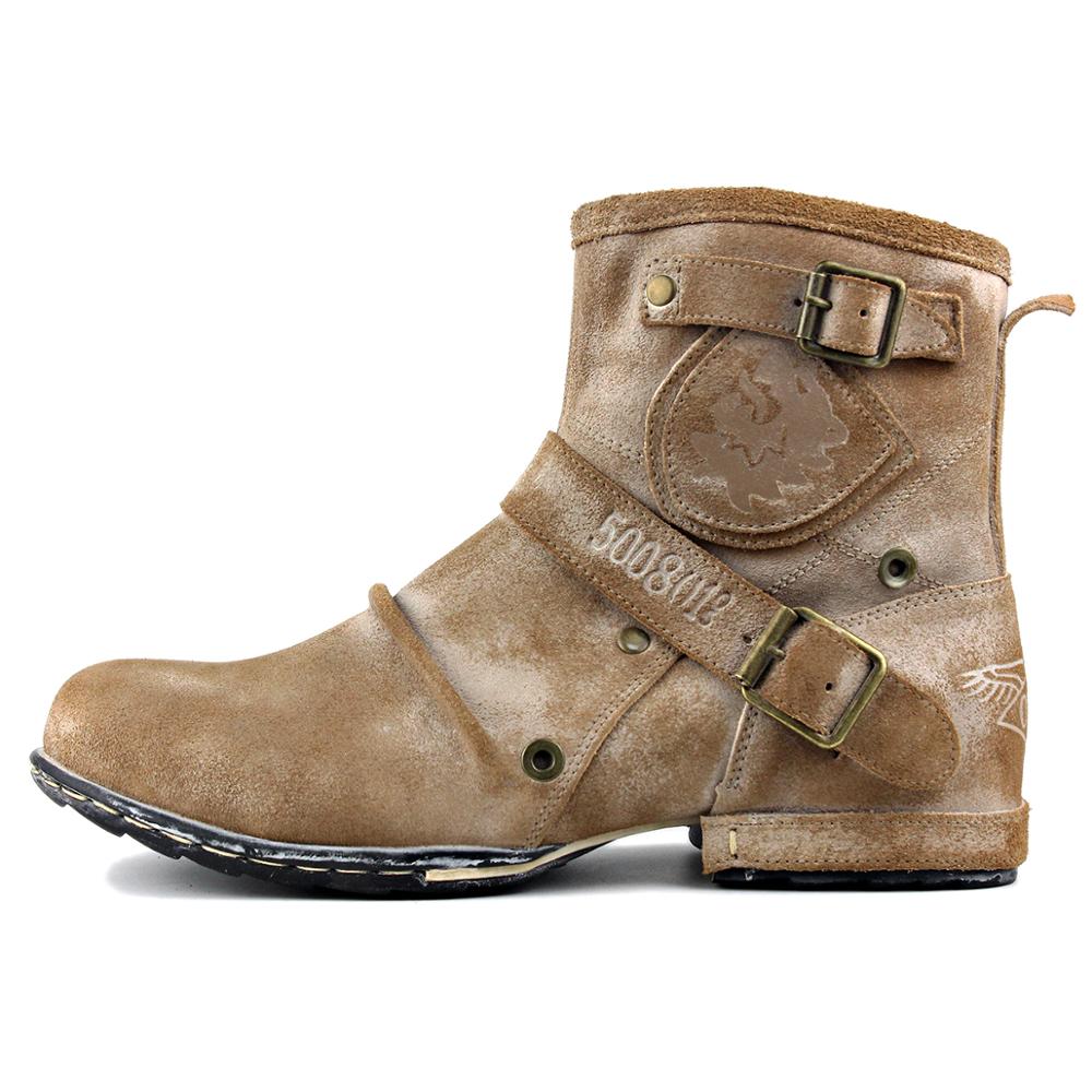 Men'S Shoes Zone - 남성용 발목 부츠 카우보이 처카 부츠
