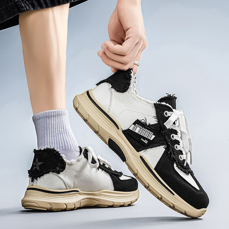 미니멀한 한국 트렌드 남성용 가황화 신발, 통풍이 잘되 - Men Shoes Regular Use 리뷰 및 가격