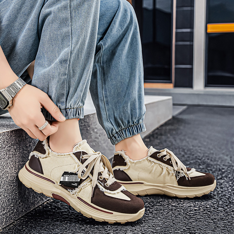 미니멀한 한국 트렌드 남성용 가황화 신발, 통풍이 잘되 - Men Shoes Regular Use 리뷰 및 가격