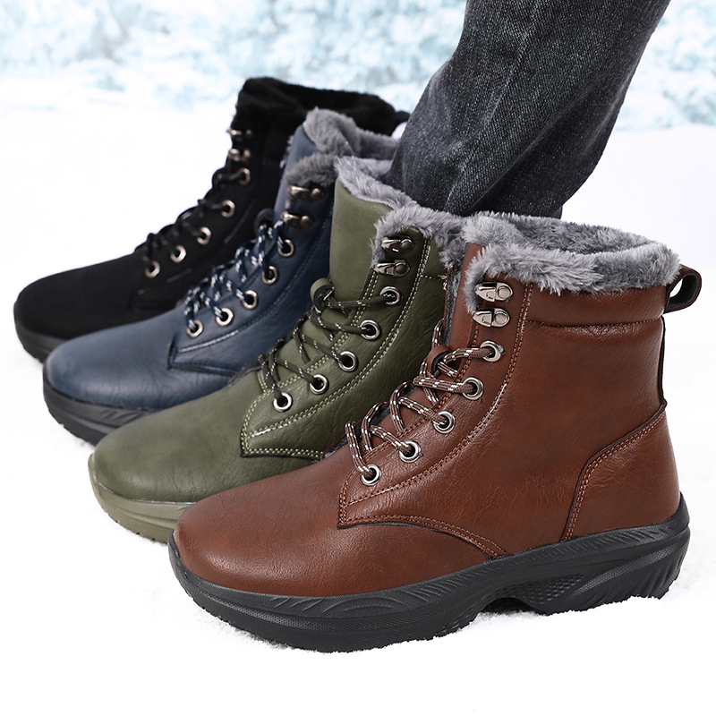 남성용 겨울 방수 스노우 부츠, 넓은 앞코 스니커즈,  - Men'S Shoes For Sale 리뷰 및 가격