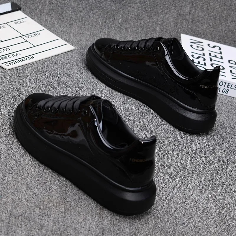 2025년 래커 화이트 캐주얼 남녀공용 에나멜 가죽 스 - Men'S Shoes For Tennis 리뷰 및 가격