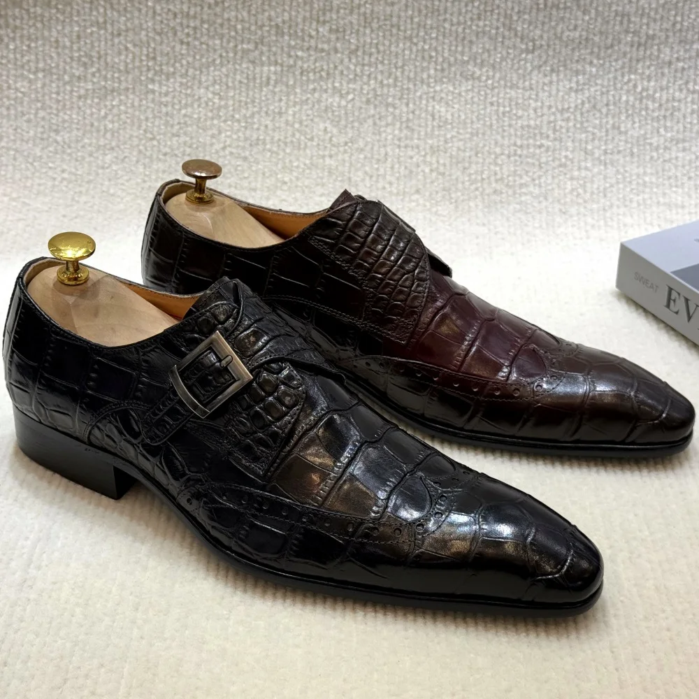 FELIX CHU 남성용 정품 가죽 슬립 온 공식 로퍼 - Monk Strap Shoe 리뷰 및 가격