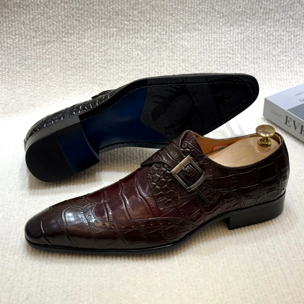 FELIX CHU 남성용 정품 가죽 슬립 온 공식 로퍼 - Monk Strap Shoe 리뷰 및 가격