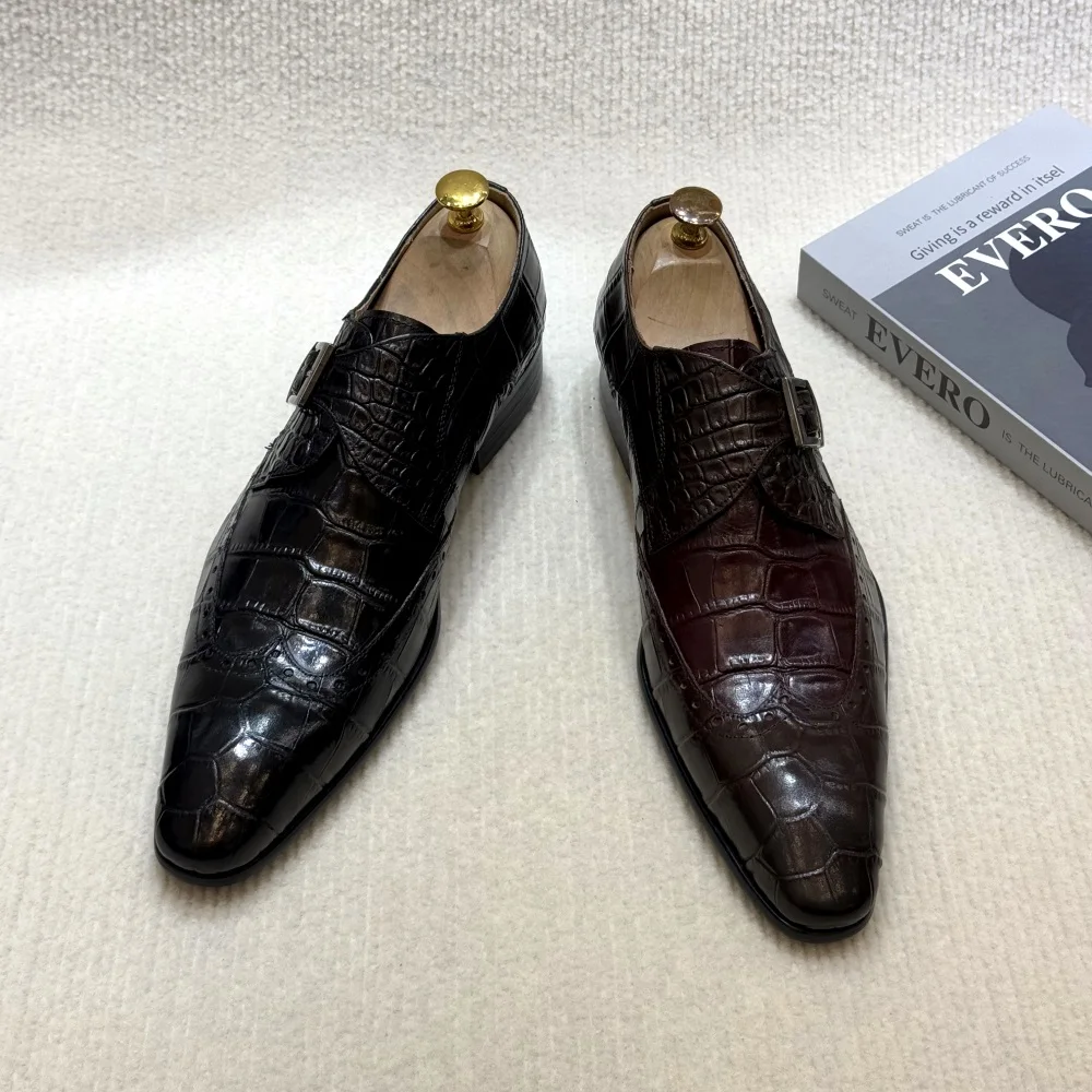 FELIX CHU 남성용 정품 가죽 슬립 온 공식 로퍼 - Monk Strap Shoe 리뷰 및 가격