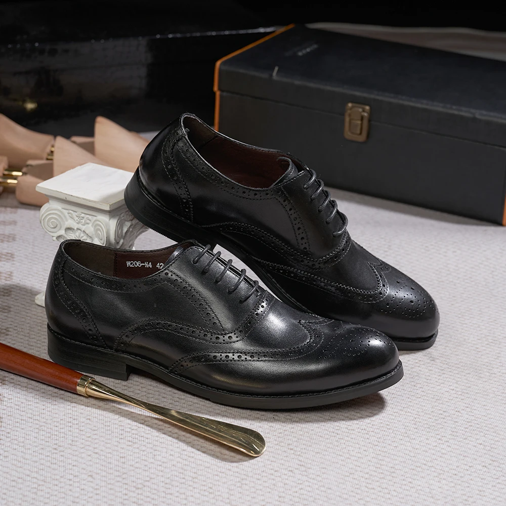 Brogue 스타일 남성용 옥스포드 정품 가죽 클래식  - Monk Strap Shoe 리뷰 및 가격