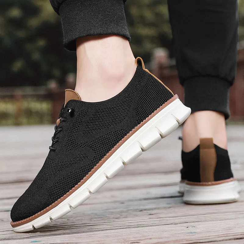 남성 캐주얼 신발 클래식 통기성 브로그 플랫 쿠셔닝 컬 - Men'S Shoes Brogues 리뷰 및 가격