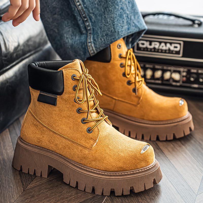 클래식 하이탑 부츠 아웃도어 가죽 남성 캐주얼 앵클 부 - Men Shoes Classic 리뷰 및 가격