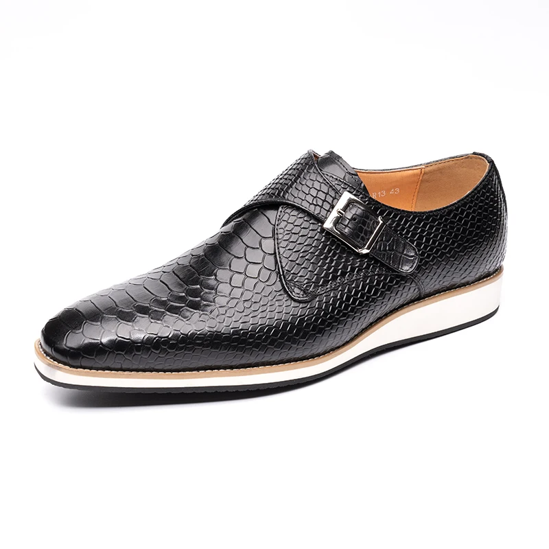 고품질 남성 캐주얼 신발 수제 정품 가죽 통기성 신발  - Monk Strap Shoe 리뷰 및 가격