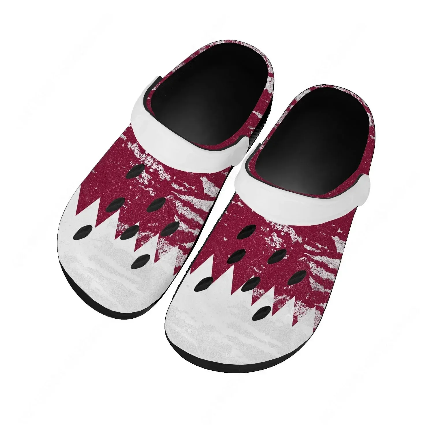 카타르 국기 워터 슈즈 남성 여성 편안한 홈 가든 클로 - Men Shoes Qatar 리뷰 및 가격