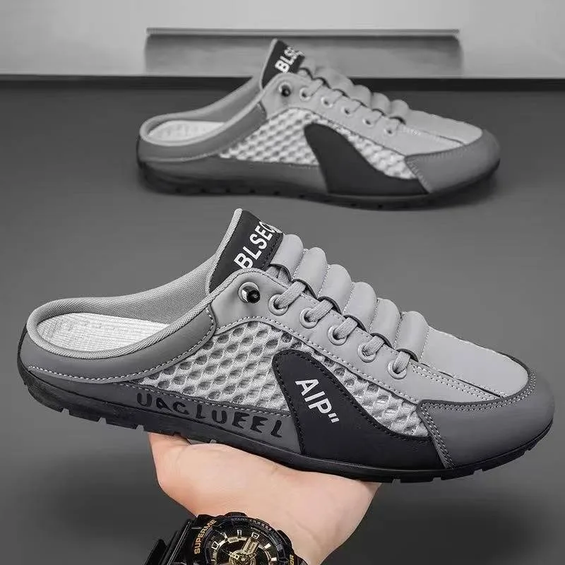 남성 패션 소프트 솔 하프 슬리퍼 여름 남성 트렌디 바 - Men'S Shoes With Support 리뷰 및 가격
