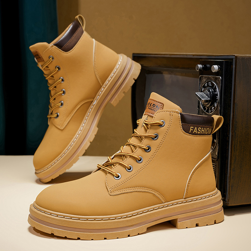 2025 남성용 신상 클래식 미드컷 부츠 - 두꺼운 밑 - Men Shoes Classic 리뷰 및 가격