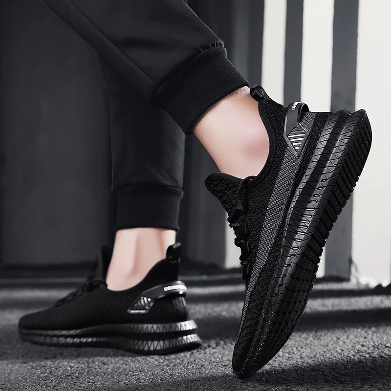 남성용 직조 신발 2025 신상 브랜드 통기성 스포츠화 - Men'S Shoes For Sale 리뷰 및 가격