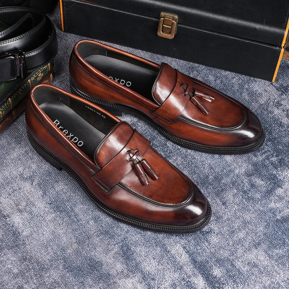 남성 캐주얼 통기성 가죽 로퍼 비즈니스 오피스 드라이빙 - Monk Strap Shoe 리뷰 및 가격