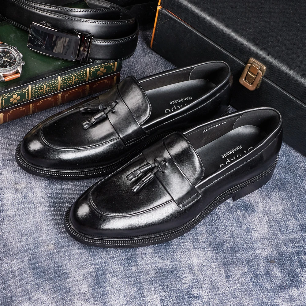 남성 캐주얼 통기성 가죽 로퍼 비즈니스 오피스 드라이빙 - Monk Strap Shoe 리뷰 및 가격
