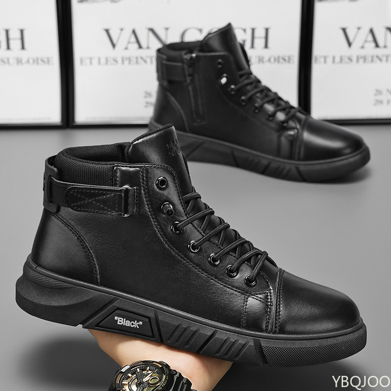 새로운 봄 가을 심플하고 편안한 하이탑 남성 신발 캐주 - Men'S Shoes For Sale 리뷰 및 가격