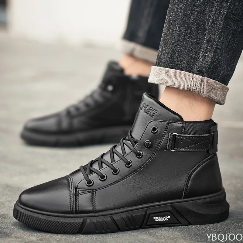 새로운 봄 가을 심플하고 편안한 하이탑 남성 신발 캐주 - Men'S Shoes For Sale 리뷰 및 가격