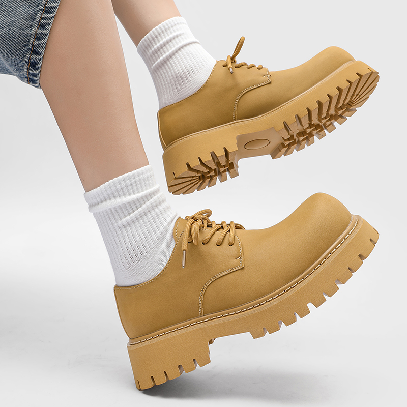 남성용 봄 가을 두꺼운 밑창 루바브 신발 통기성 무광  - Men Shoes Classic 리뷰 및 가격