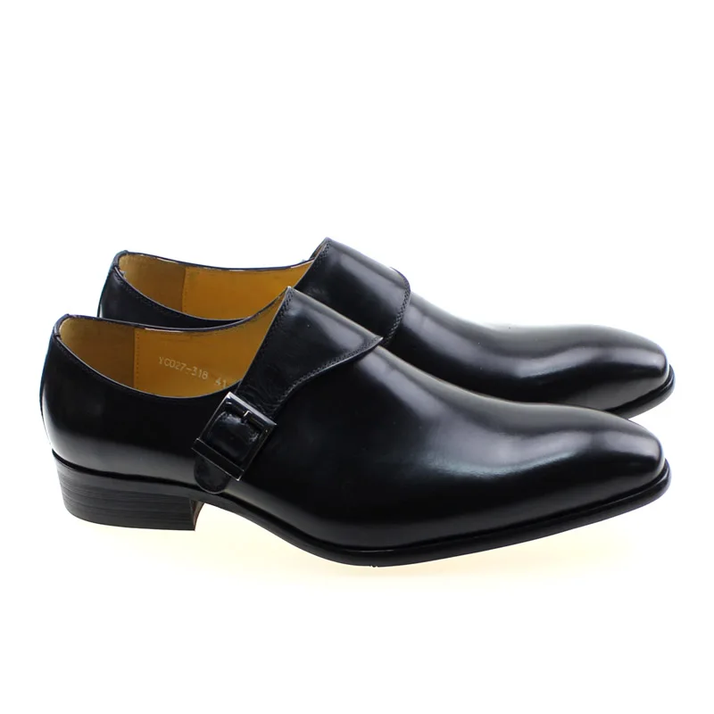 남자 정품 가죽 스님 스트랩 드레스 신발 2025 봄  - Monk Strap Shoe 리뷰 및 가격