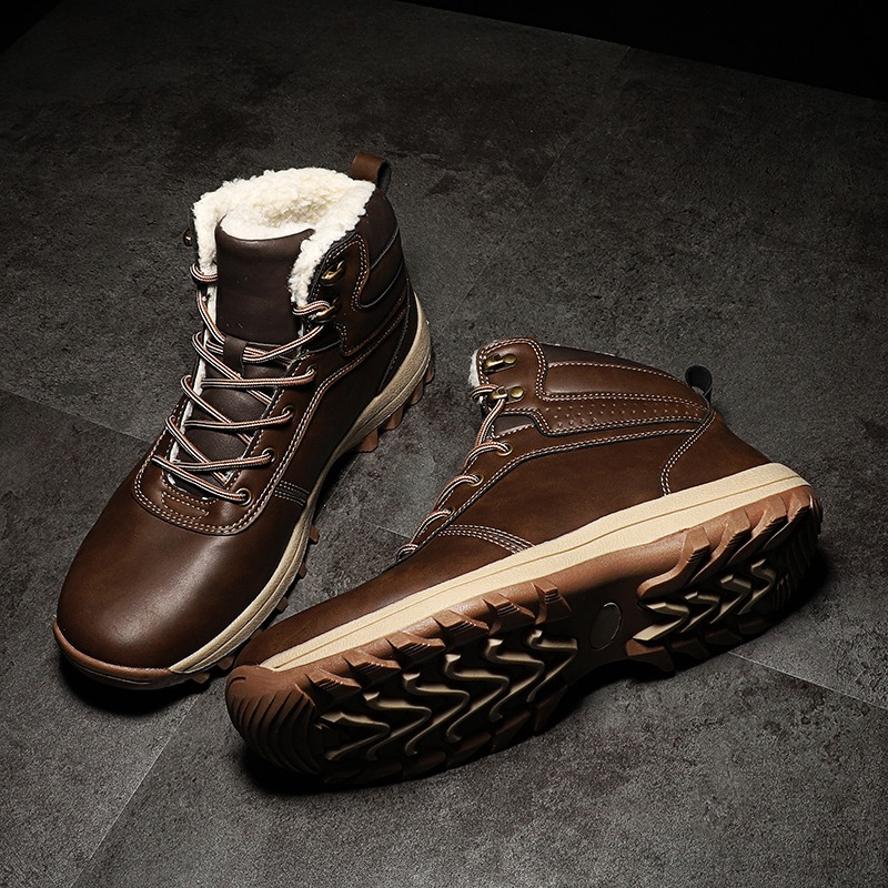 슈퍼 웜 남성 겨울 부츠 큰 사이즈 남성 부츠 퍼 플러 - Men'S Shoes Low Top 리뷰 및 가격