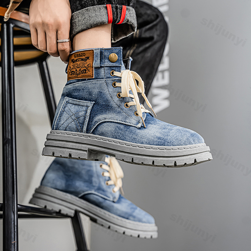 남성 레트로 캔버스 부츠 2025 트렌디 워킹 슈즈 하 - Men'S Shoes Low Top 리뷰 및 가격