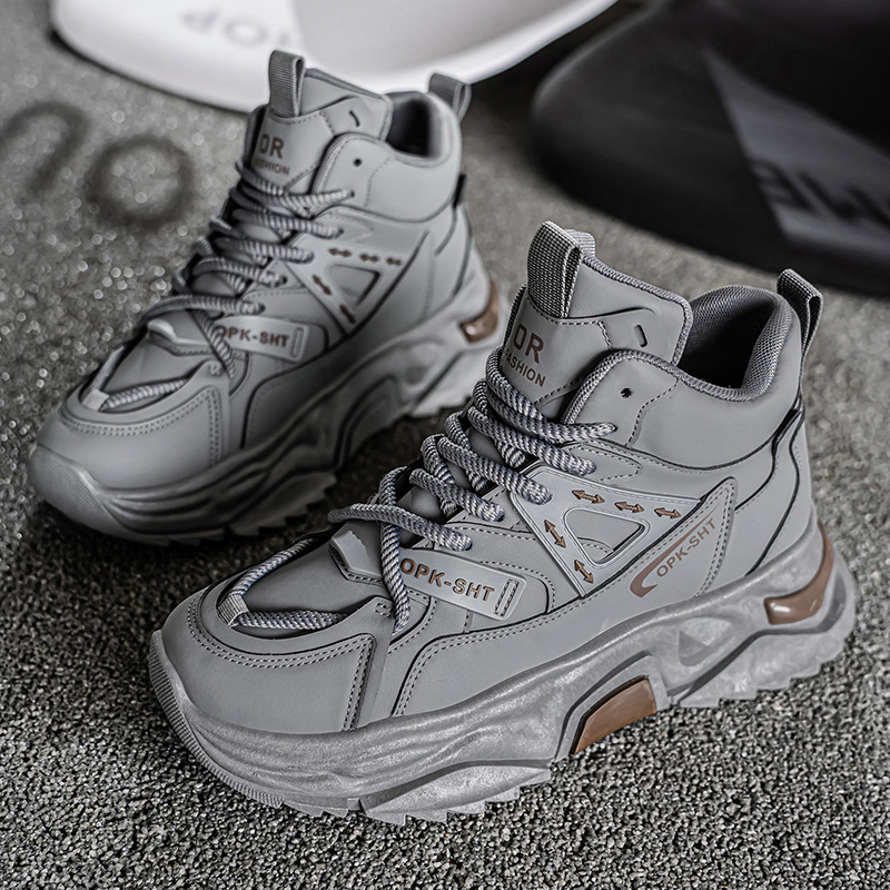 하이탑 통기성 미끄럼 방지 남성 신발 2025 가을 핫 - Men'S Shoes For Sale 리뷰 및 가격