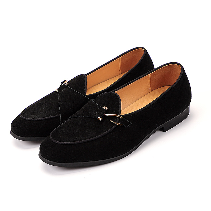 새로운 남성 트렌디 지적 스웨이드 스님 스트랩 옥스포드 - Monk Strap Shoe 리뷰 및 가격