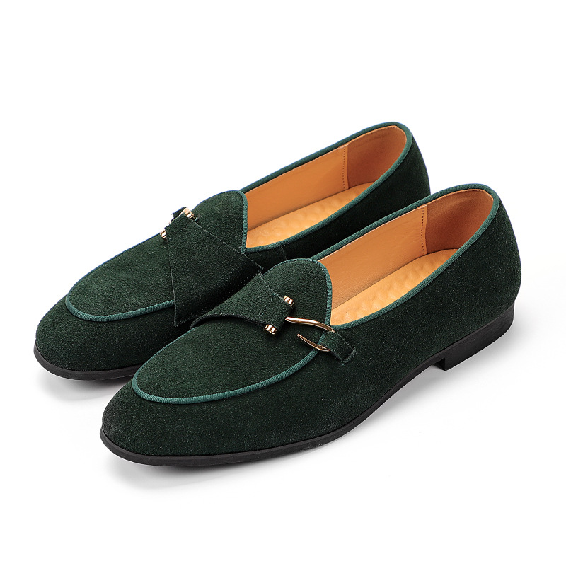 새로운 남성 트렌디 지적 스웨이드 스님 스트랩 옥스포드 - Monk Strap Shoe 리뷰 및 가격