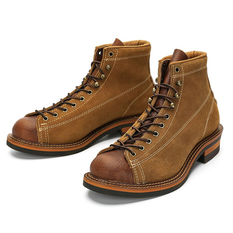 빈티지 남성용 정품 가죽 굿이어 웰트 모터사이클 부츠  - Men'S Shoes Brogues 리뷰 및 가격
