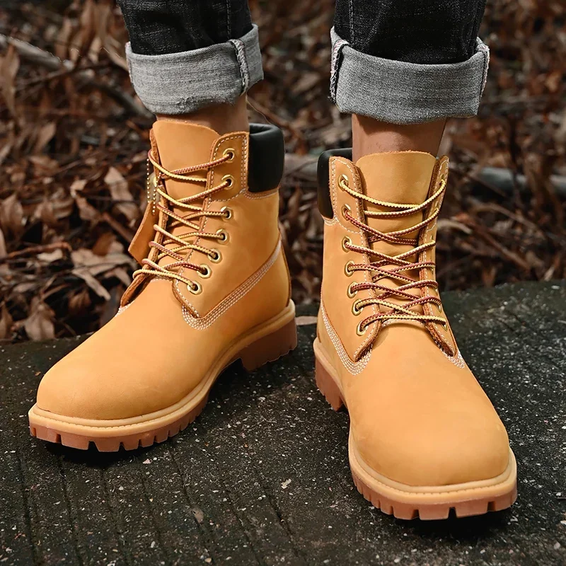 남성용 하이탑 부츠 고품질 여성 가죽 신발 패션 아웃도 - Men'S Shoes For Sale 리뷰 및 가격