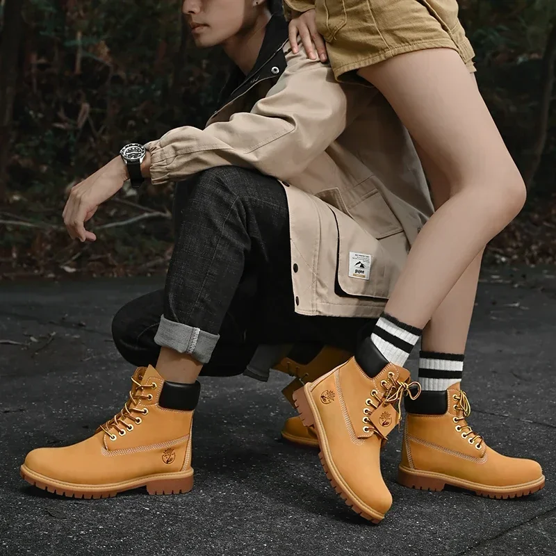 남성용 하이탑 부츠 고품질 여성 가죽 신발 패션 아웃도 - Men'S Shoes For Sale 리뷰 및 가격