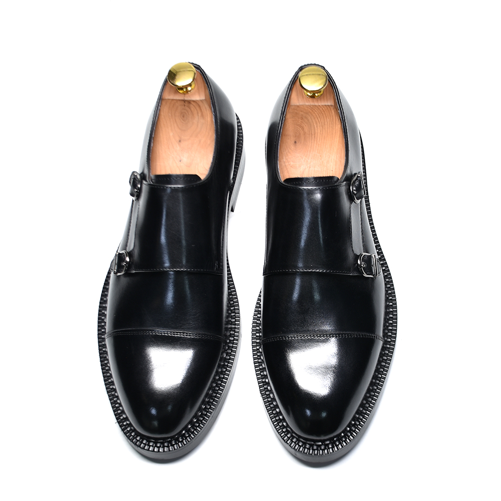 럭셔리 천연 가죽 남성 웨딩 드레스 슈즈 버클 몽크 스 - Monk Strap Shoe 리뷰 및 가격